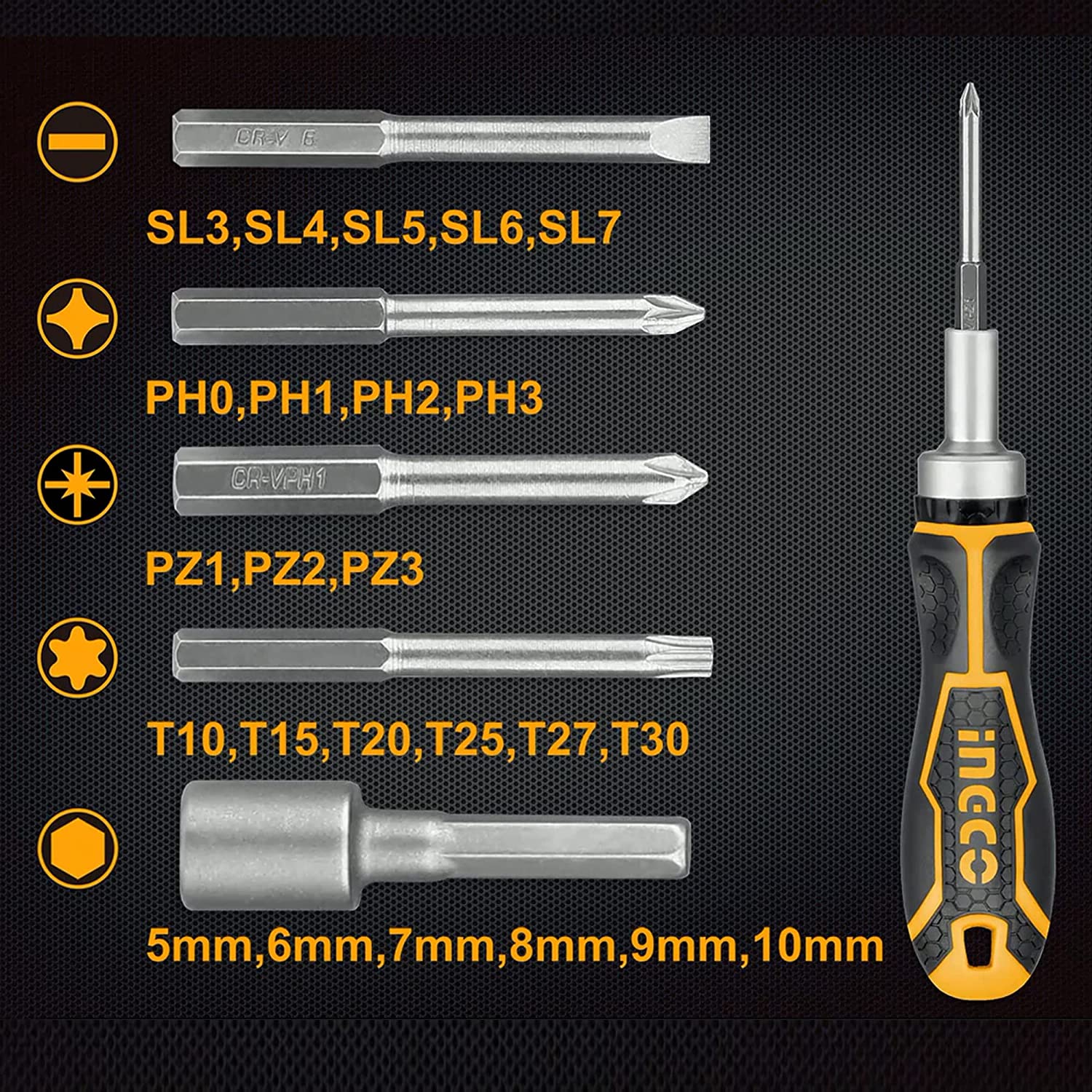 INGCO INGCO Tools & screwdriver bits set