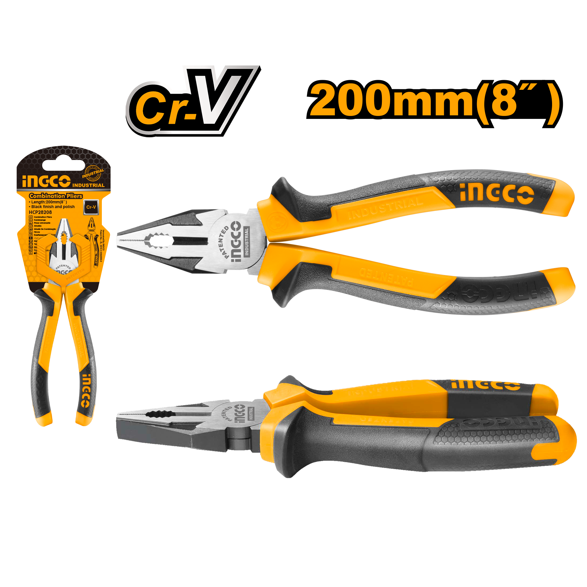 INGCO 4PCS Pliers Set With Case Combination Pliers Long Nose Pump Plie —  Buildmate